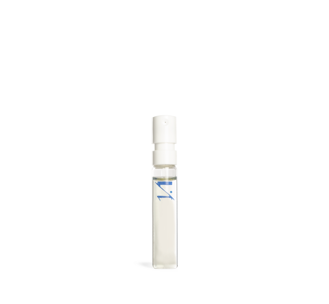 This is not a blue bottle 1/.1 sample.