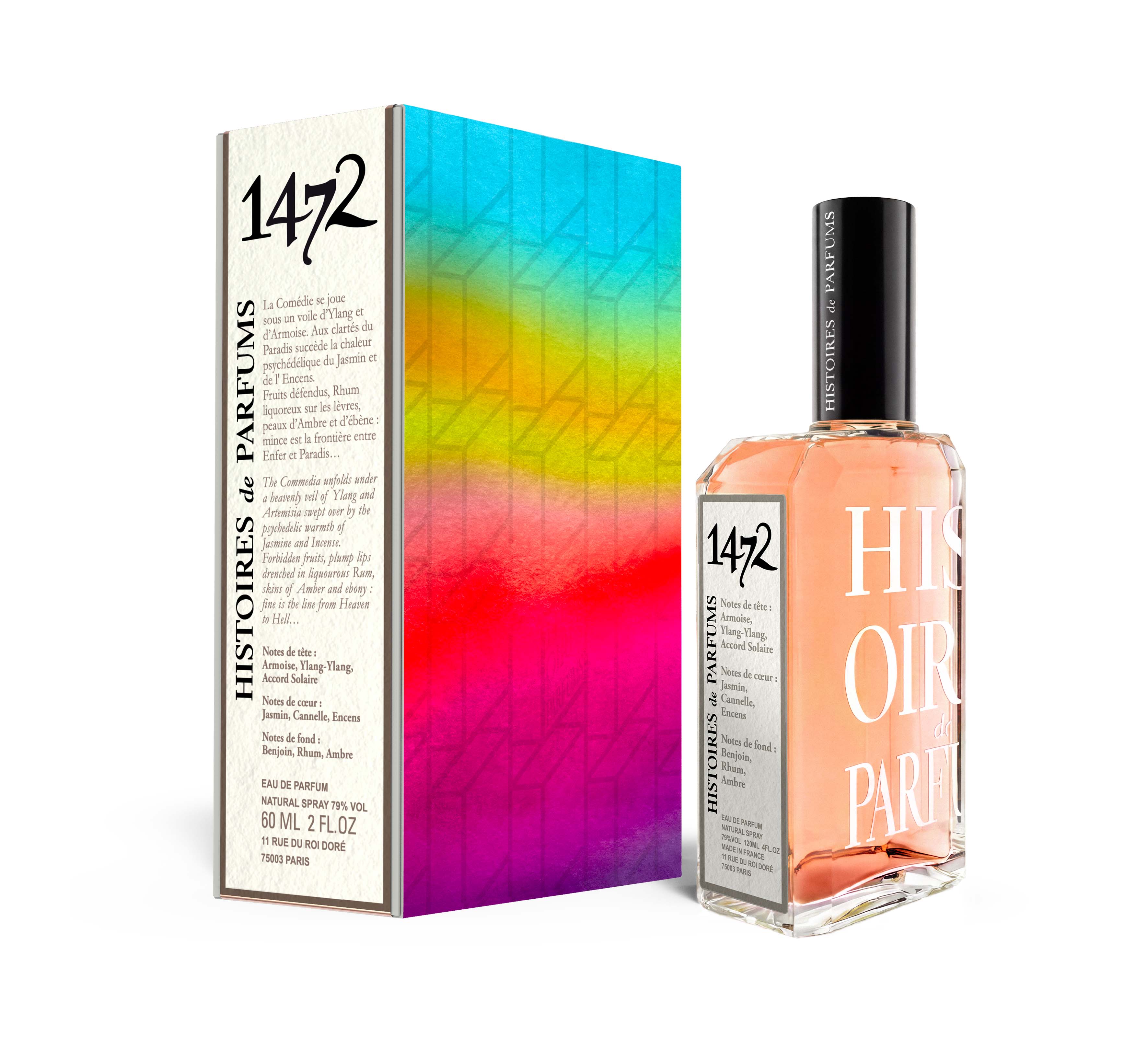 香水(ユニセックス) Histoires de Parfums 1472 60ml 1472 Dante Alighieri - Solar Amber Eau de Parfum - Histoires de