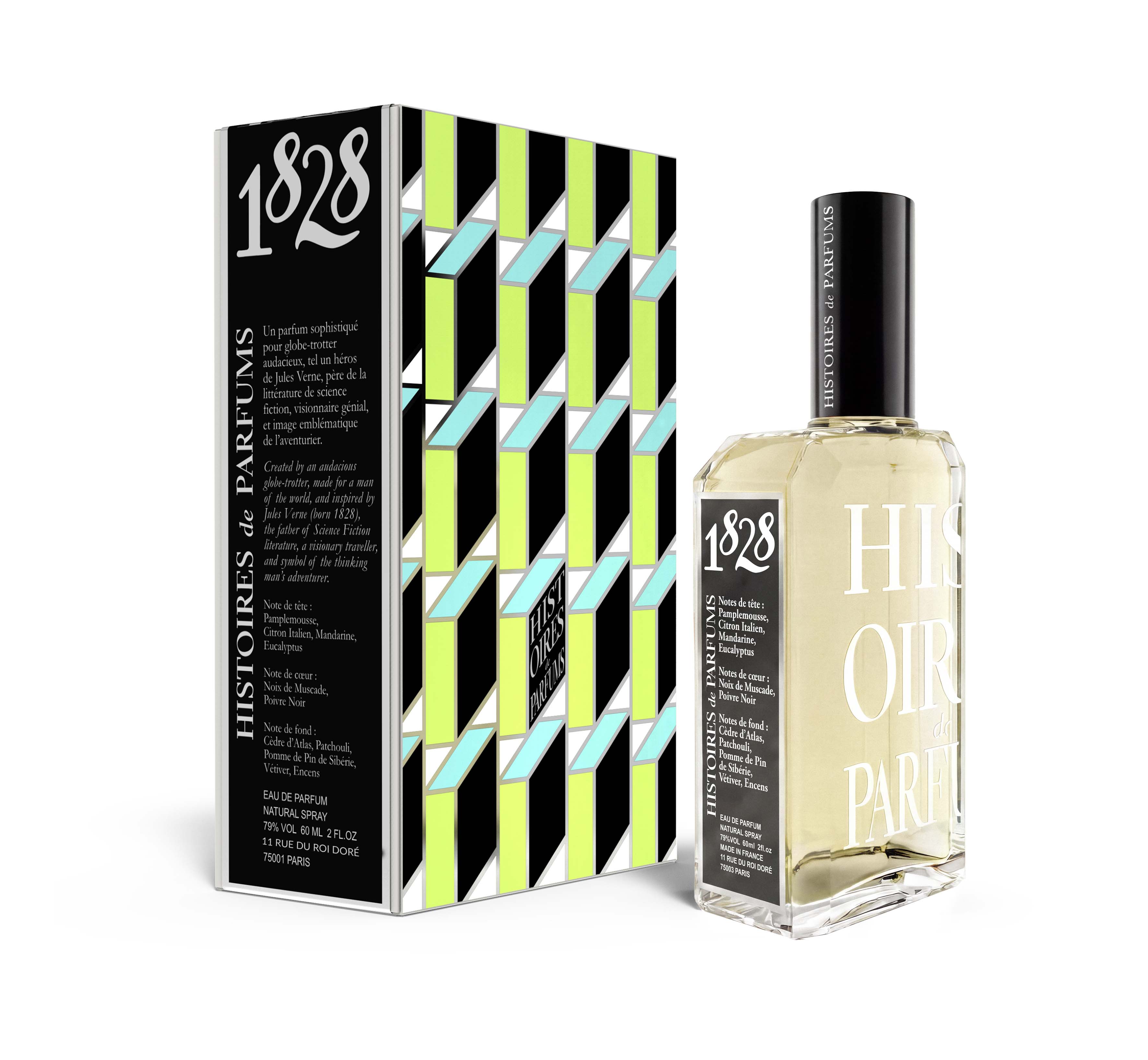 1828 2 fl.oz  bottle with her pack 