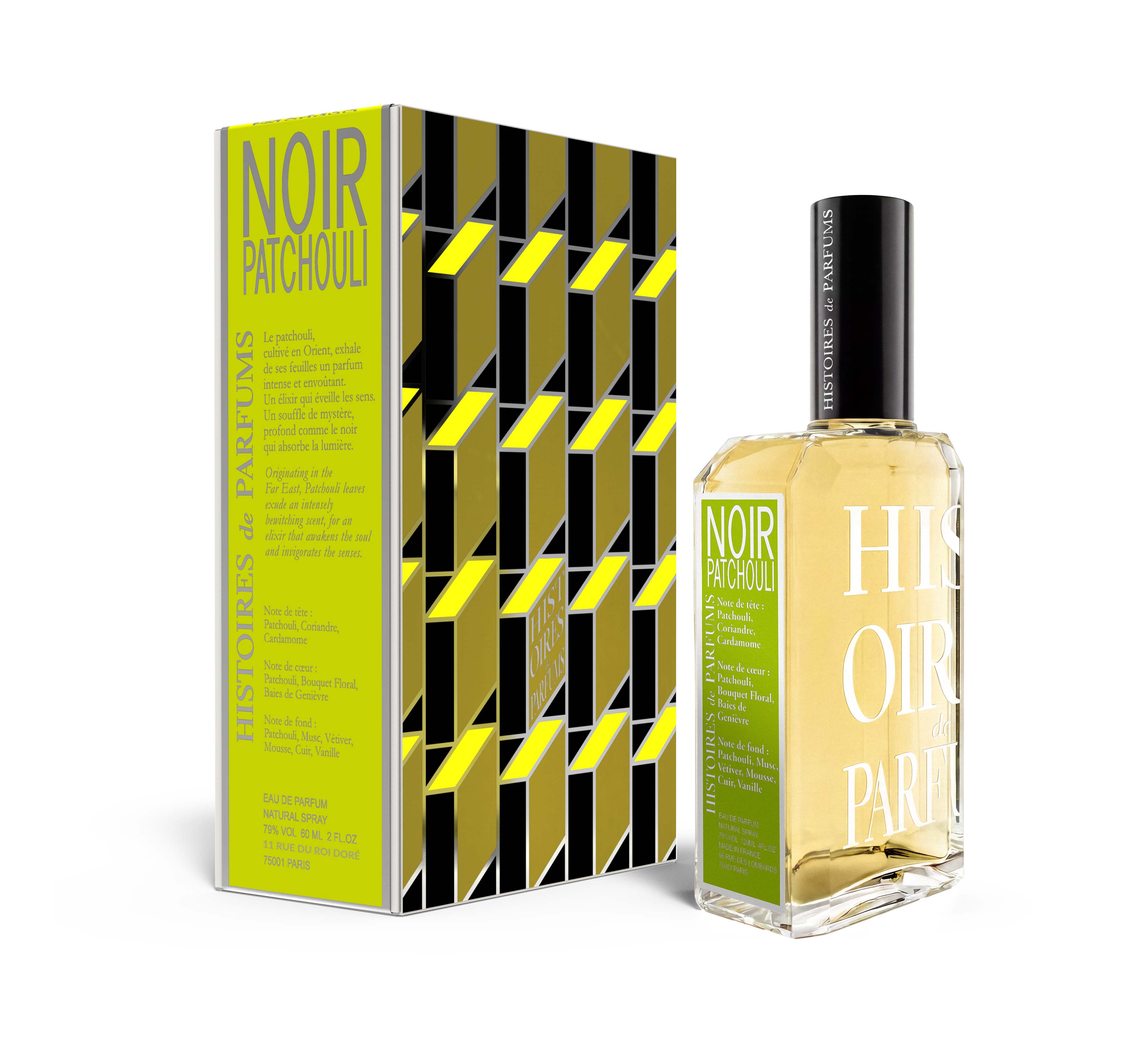 香水(ユニセックス) HISTOIRES de PARFUMS Noir Patchoul 60ml Noir Patchouli - Woody Chypre Eau de Parfum - Histoires de Parfums